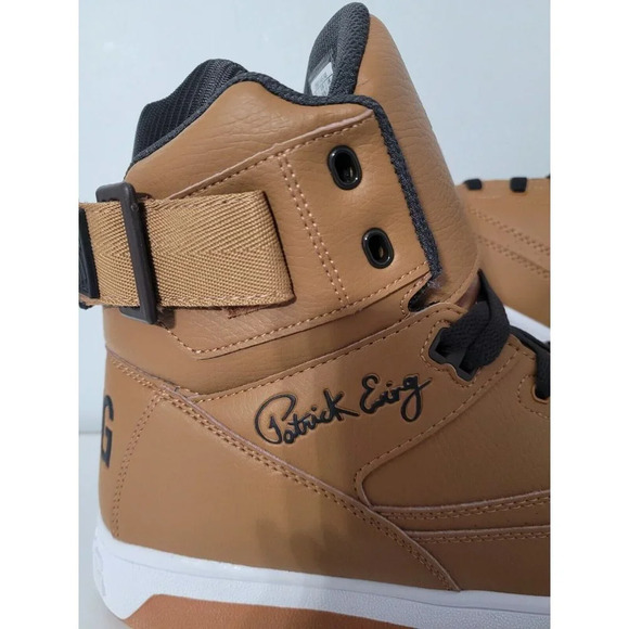 Patrick Ewing Athletics 33 HI x Orion Hybrid Wheat/Espresso Men's Size 11 - Picture 11 of 16